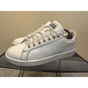 Size 8 - Adidas Cloudfoam Advantage Clean White W